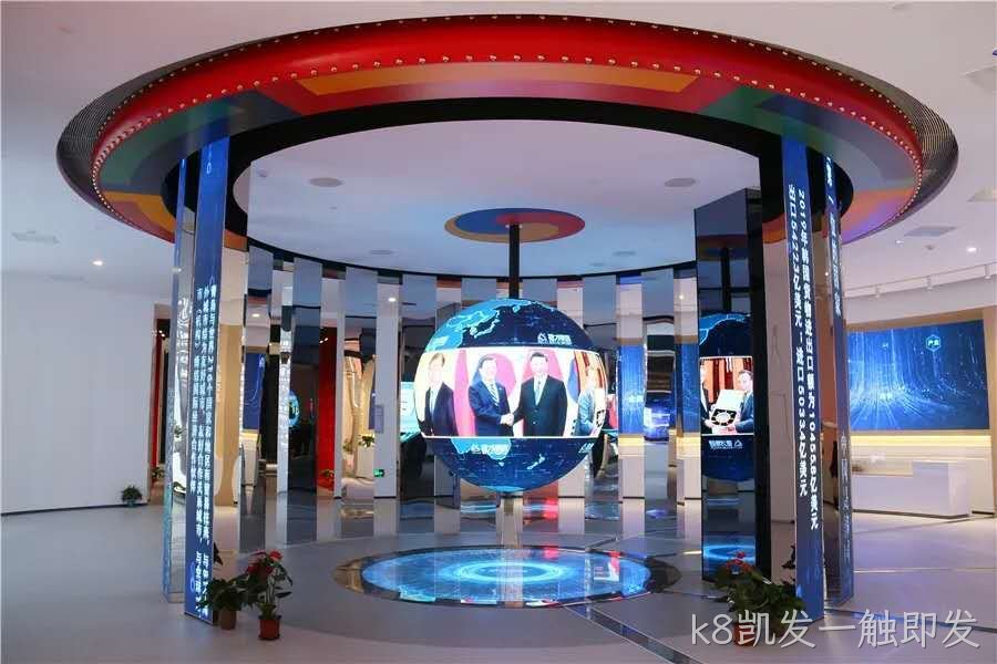 桂林LED球体屏展示---中韩之林
